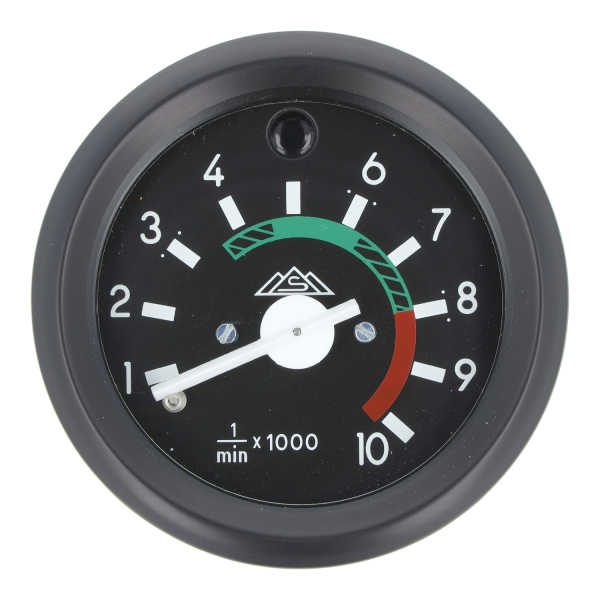 Drehzahlmesser mit Kontrolleuchte Ø60mm (schwarz), Simson S51, S70